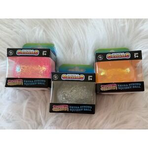 Morph-O Squashers Glitter Extra Strong Squishy Ball Fidget Toy 3 Pack TY81117